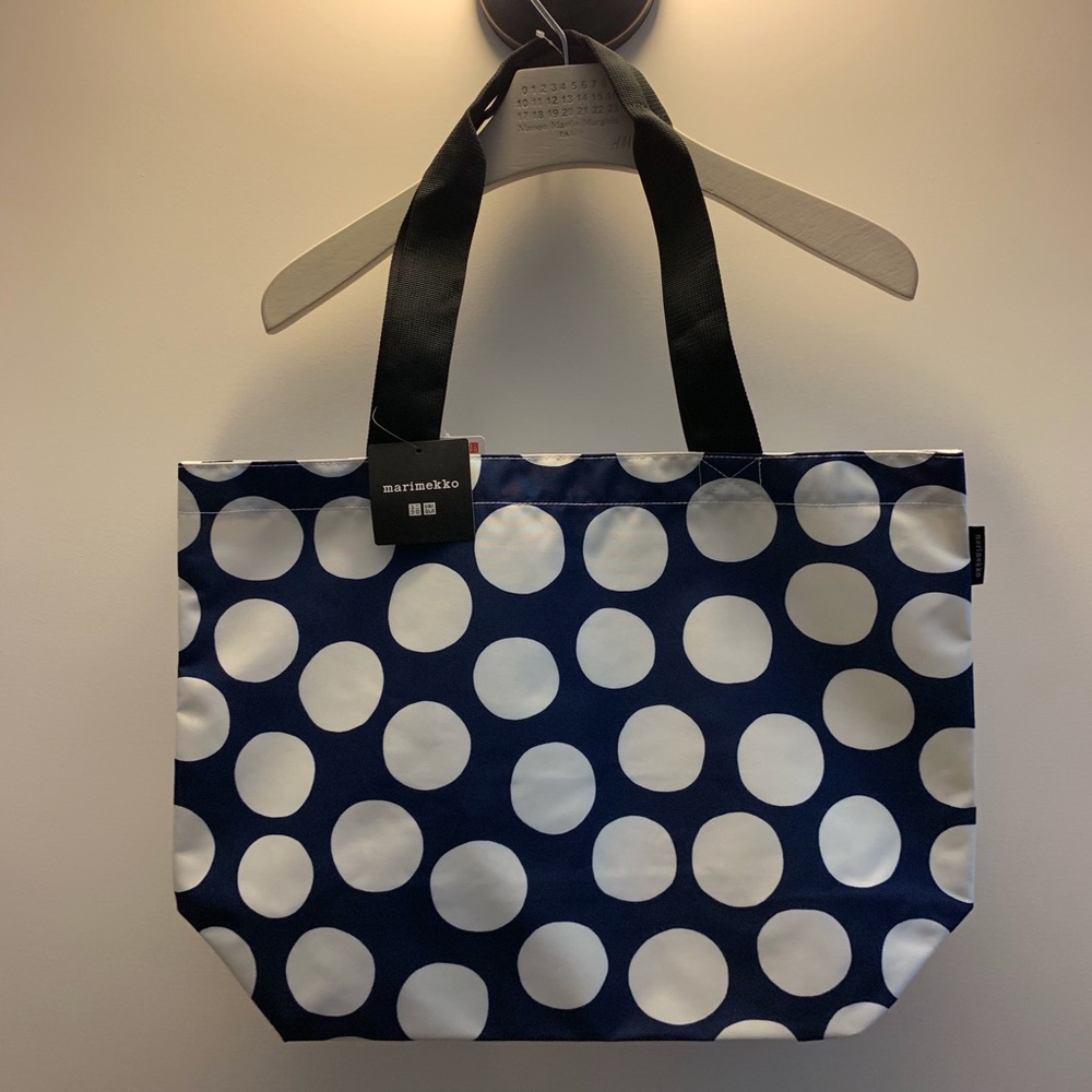 UNIQLO Marimekko Tote NWT polka dots